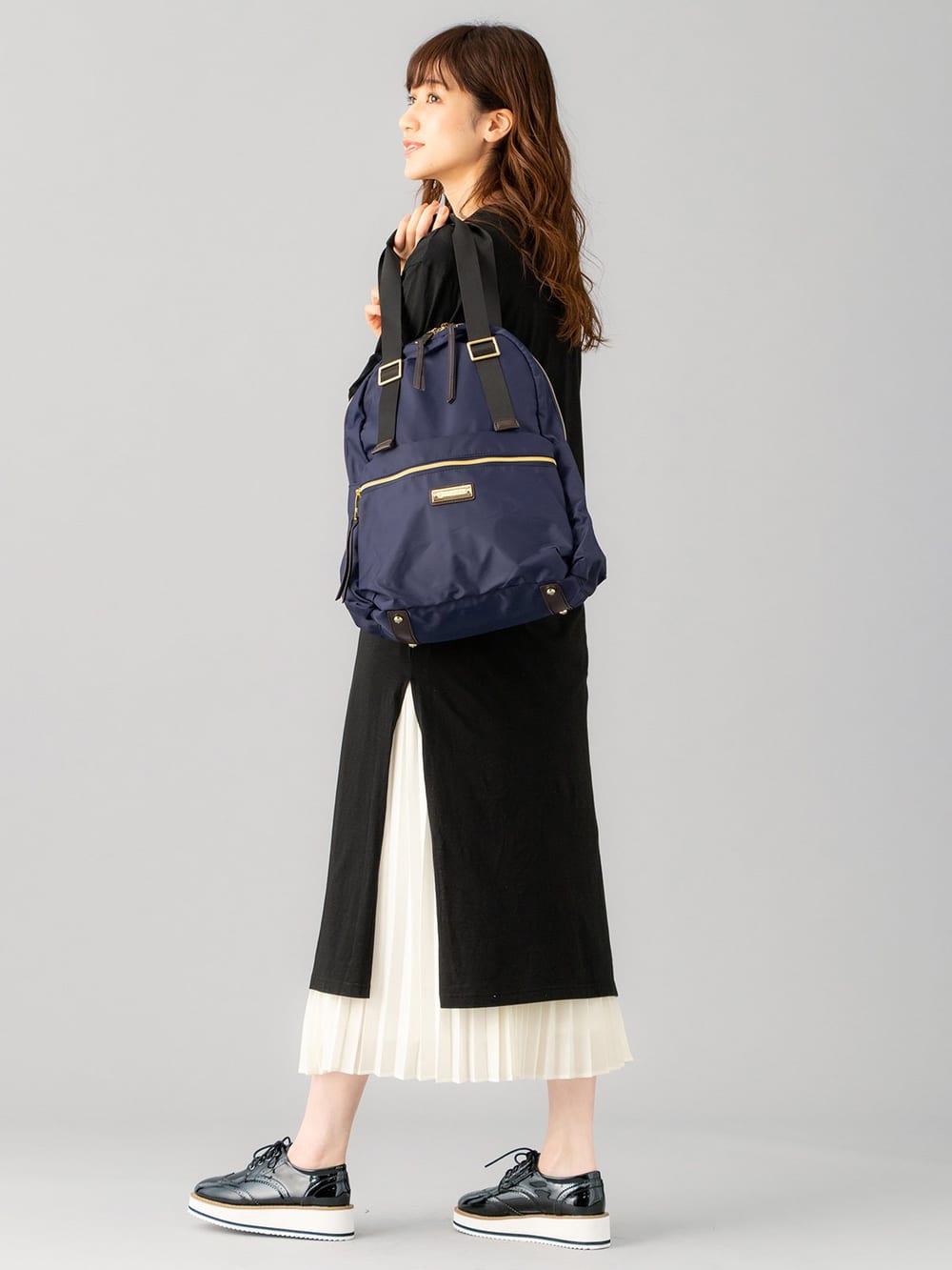 新品　THEATHEA マザーズバッグ ネイビー THEATHEA マザーズバッグ 「THEATHEA/ティアティア」4点セット